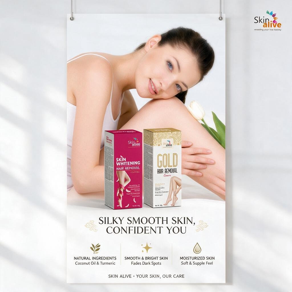Skin Alive sunscreen packaging by Texas Print Design