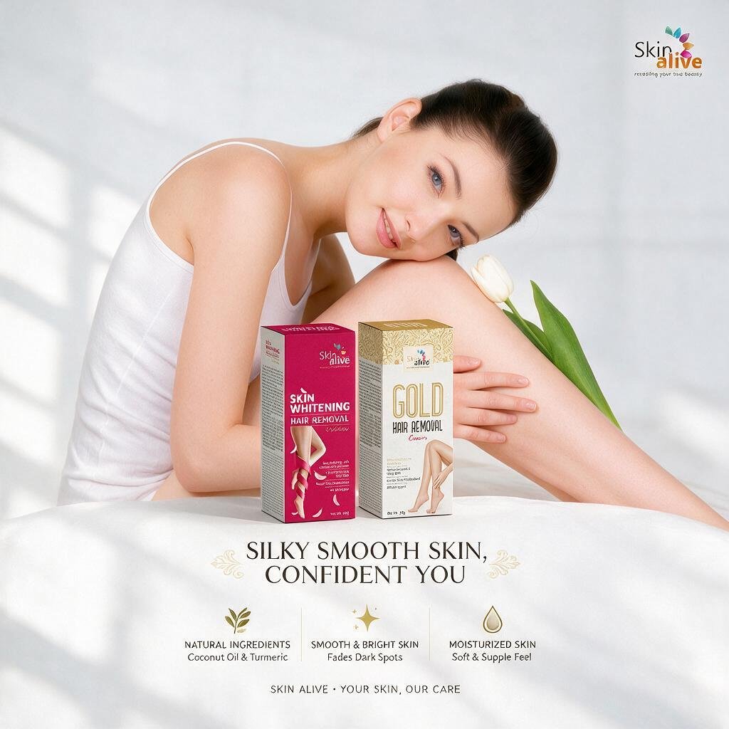 Skin Alive sunscreen packaging by Texas Print Design