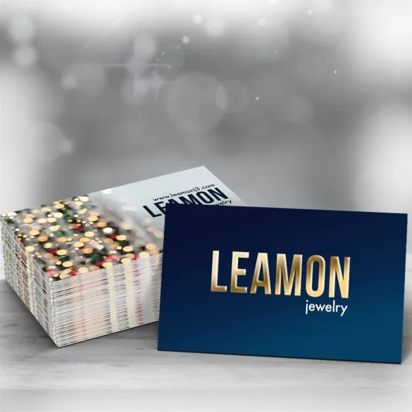 Raised Foil Business Cards - Image 2